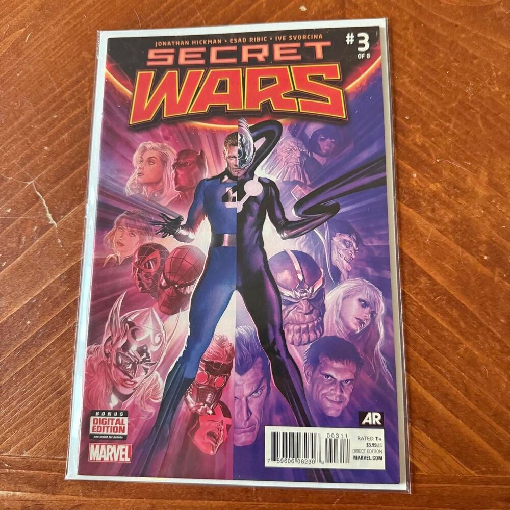 Secret Wars Jonathan Hickman Edition First Print July 2015 Vol 1 Issue 3 Alex